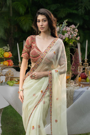 Sky Saree image 1