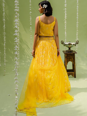 Sunshine Embroidered Lehenga Set image 5
