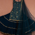 Navy Blue Sharara Set image 0