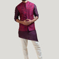 Purple Palace Nehru Kurta Set image 0