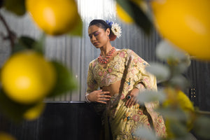 Mix Heavy Work Saree image 1