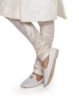 White Sherwani Set image 2