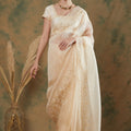 Ivory Saree image 0
