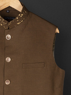 Splash Of Gold Bundi Jacket image 1
