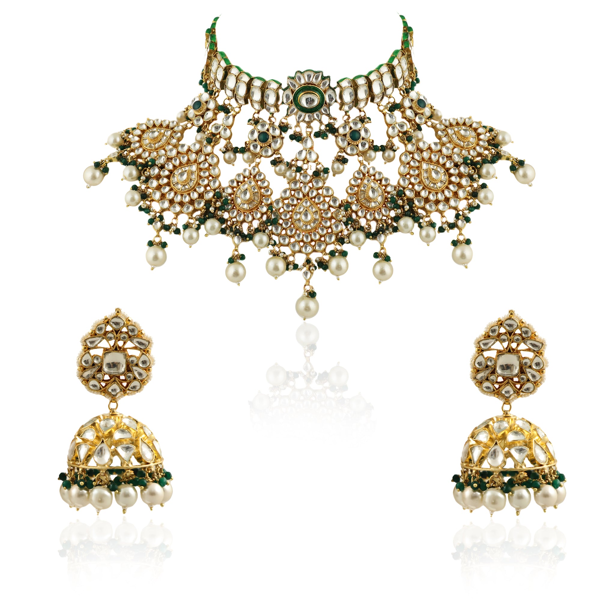 22KT Gold Plated Necklace Set image 2