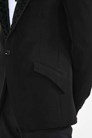 Bow lapel Tuxedo Set image 12