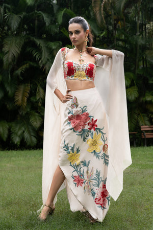 Butterfly Skirt  Cape Set image 3