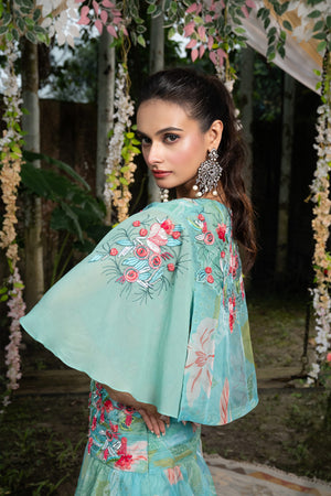 Tropical Tanna Skirt and Cape set image 4