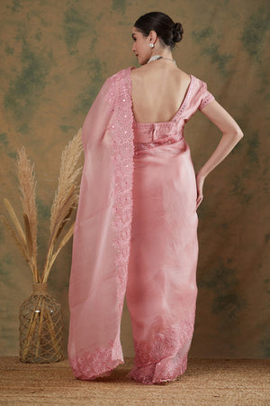 Onion Pink Saree image 3