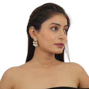Light Green Choker Necklace Set image 4