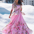 Baby Pink Anarkali Gown image 0