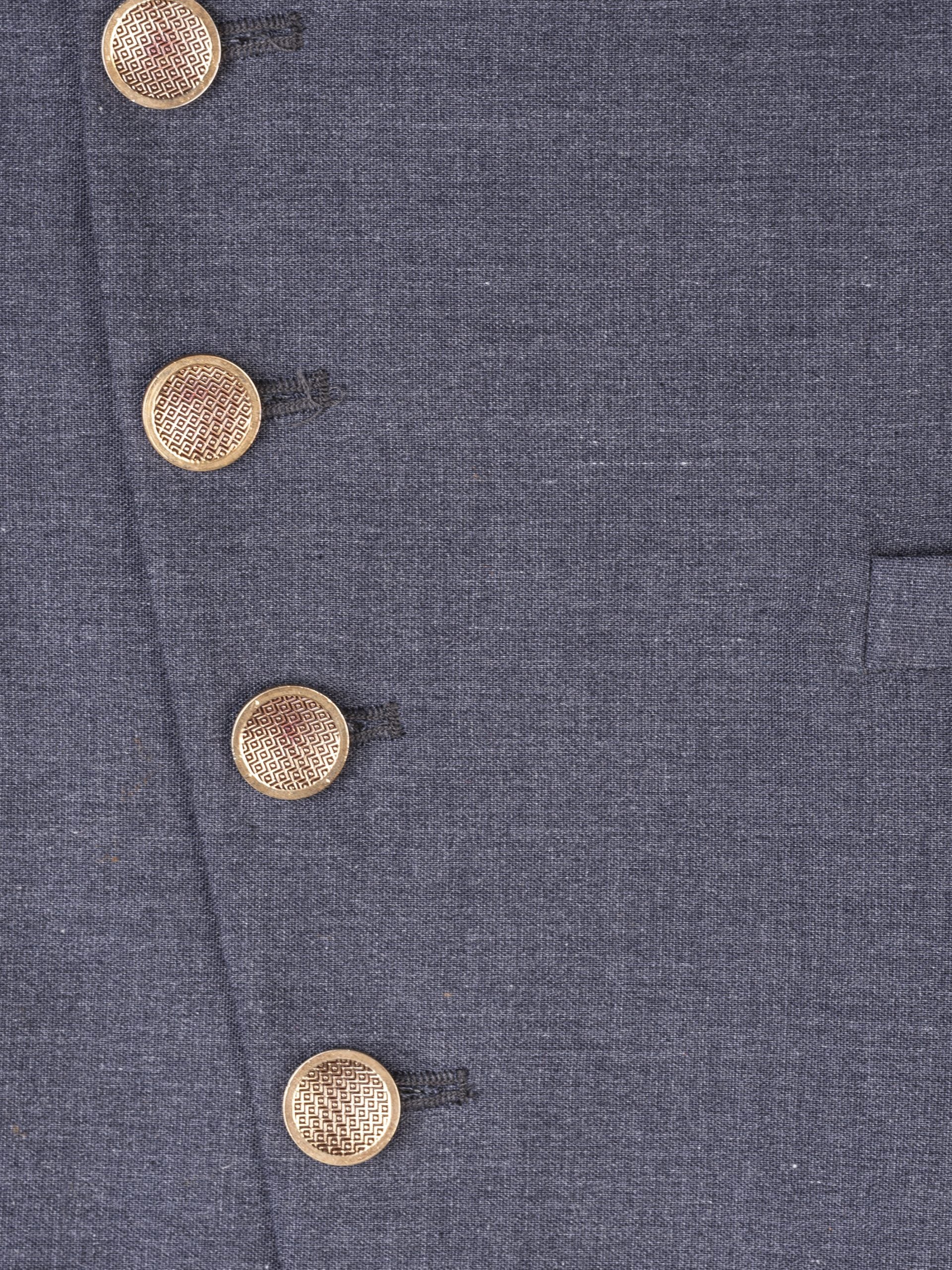 Splash of Gold Bundi Jacket - Blue image 2