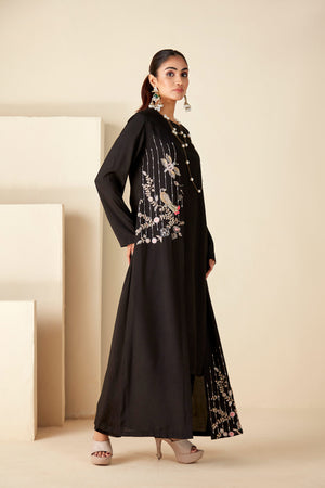 Aviary Elegance Kurta and Jacket Set image 5