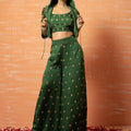 Mehendi Green Hoodie Co-Ord Pant Set image 0