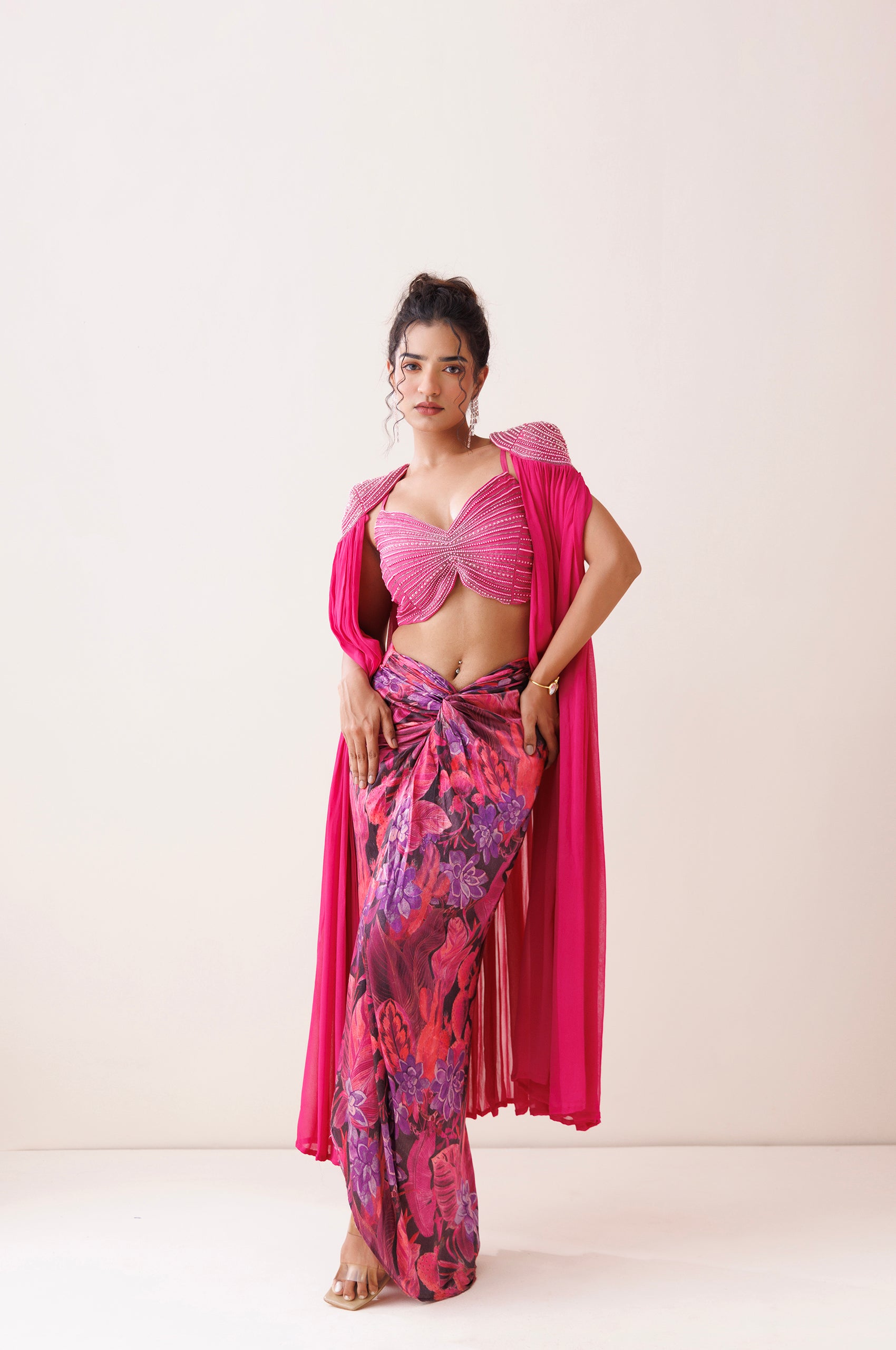 Hot Pink Shoulder Highlight Set - S image