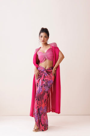 Hot Pink Shoulder Highlight Set - S image