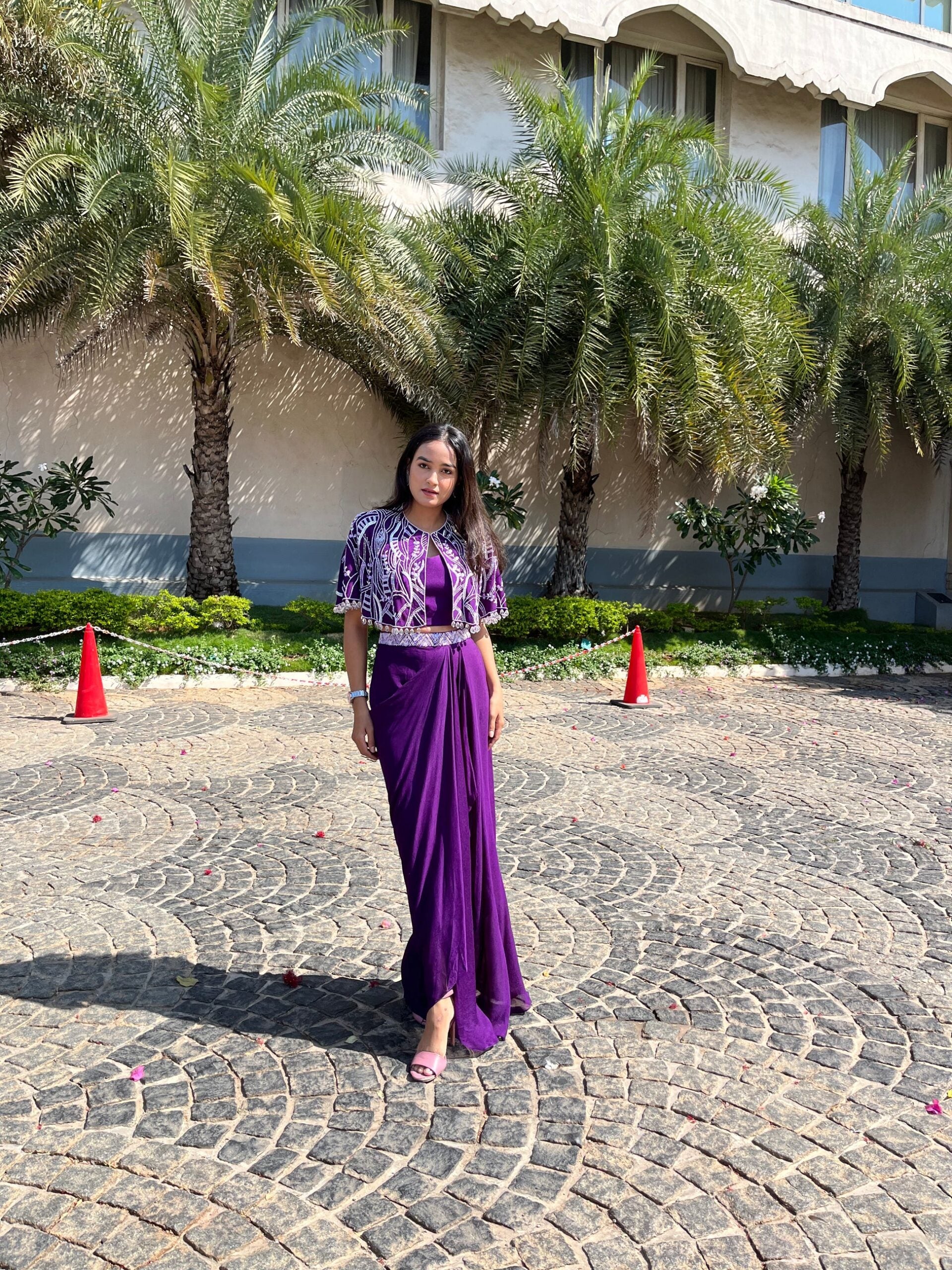 Purple Cape Set image 1