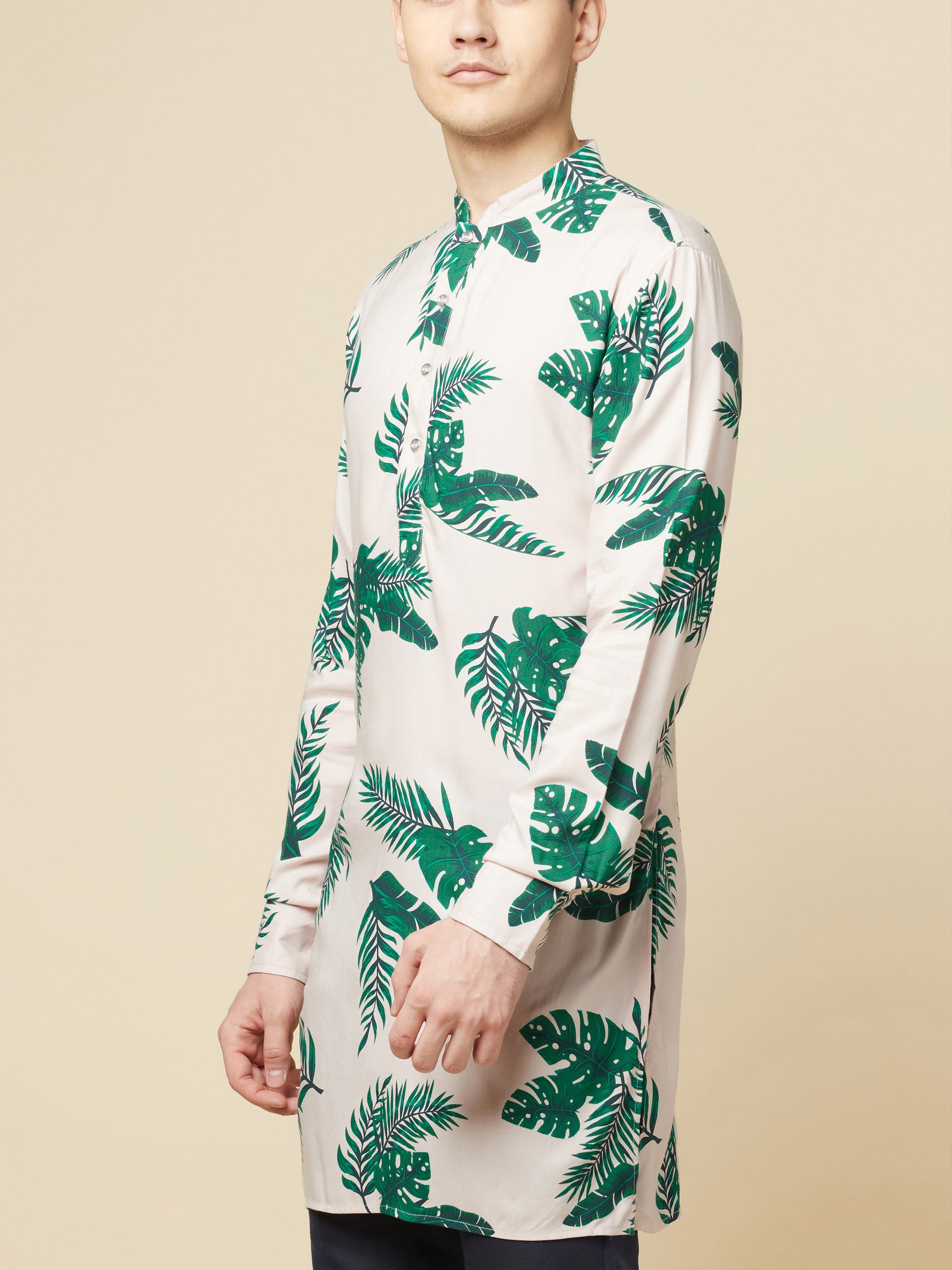 Tropical Green Kurta image 2