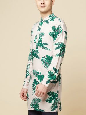 Tropical Green Kurta image 2