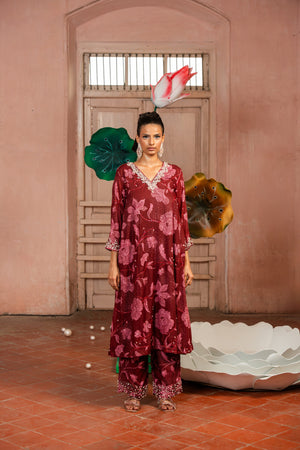 Mystic Bloom Kurta Set - XL image