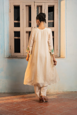 Ivory Blossom Kurta Set image 1