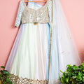 Pastel Mirror Lehenga Set image 0