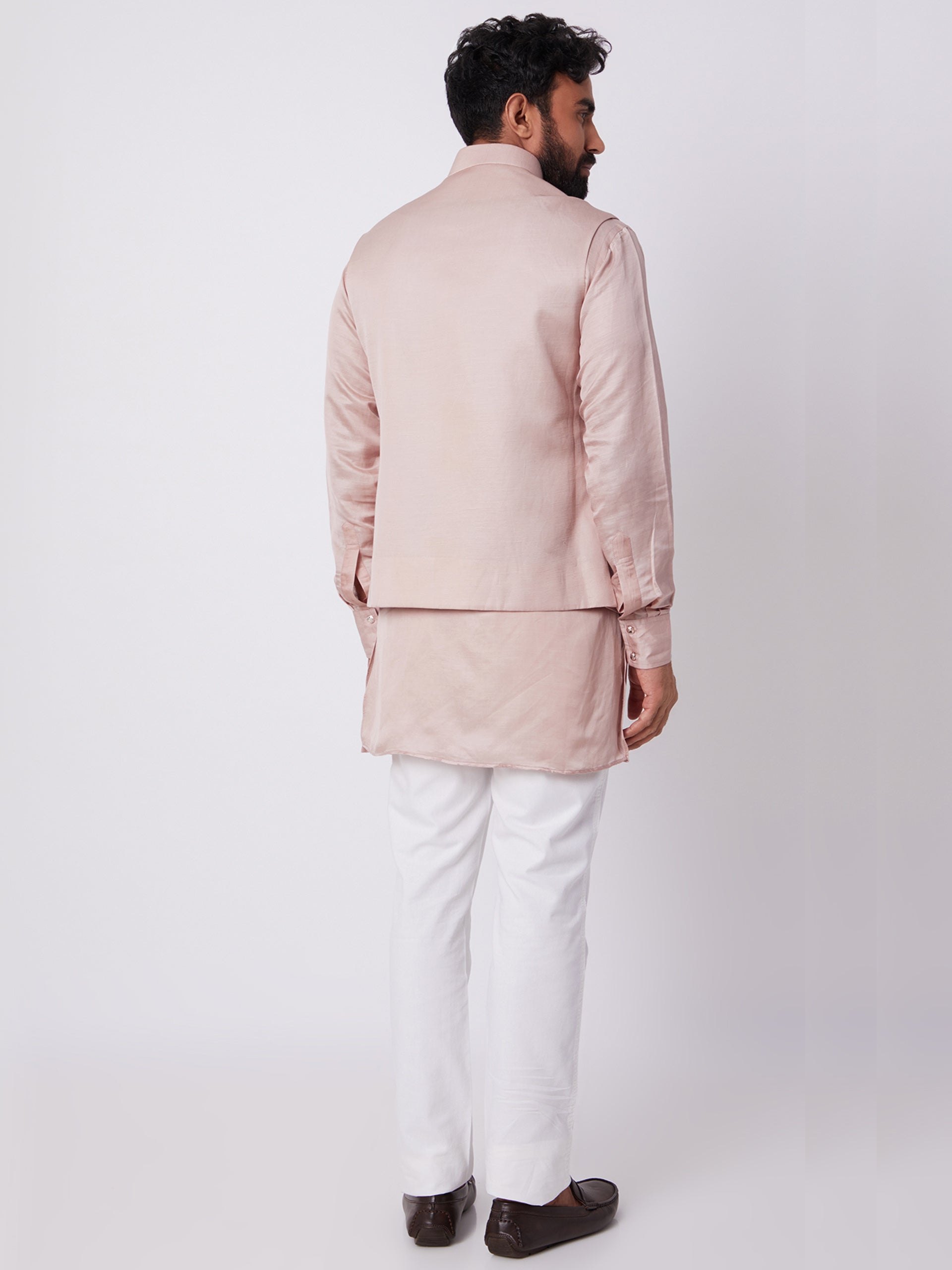 Blush Pink Bundi Jacket Set image 2