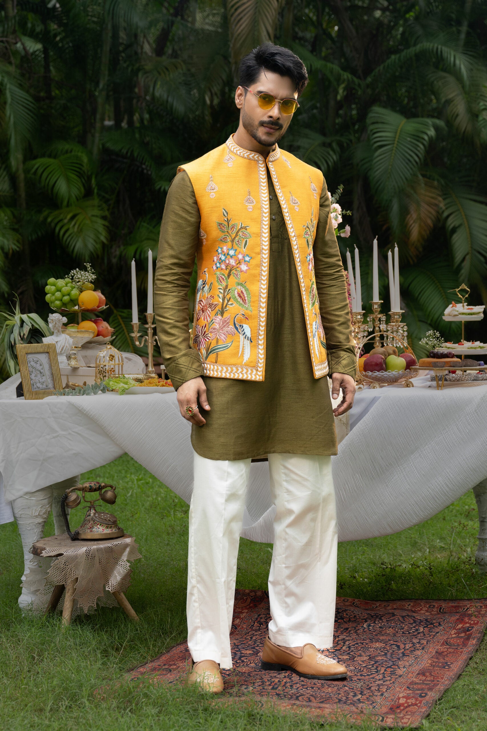 Pitunia Nehru Kurta Set image 5