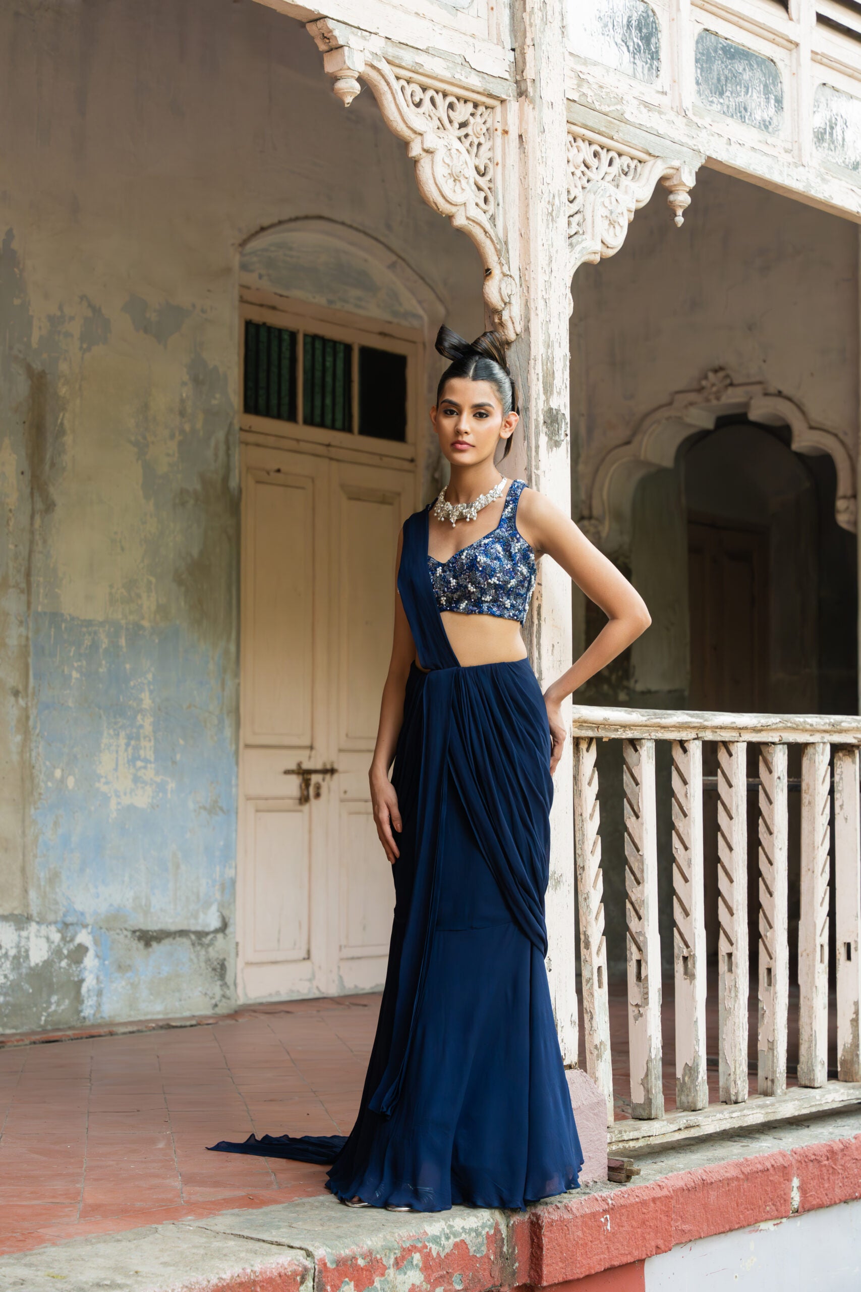 Nilima Draped Saree - S image