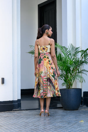 Flora Cut out Applique Dress image 4