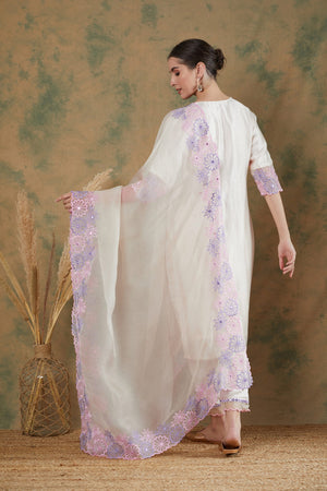 Ivory Suit Three Piece Set image 4