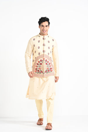 Rajasthani Floral Nehru with Butta Kurta image 4