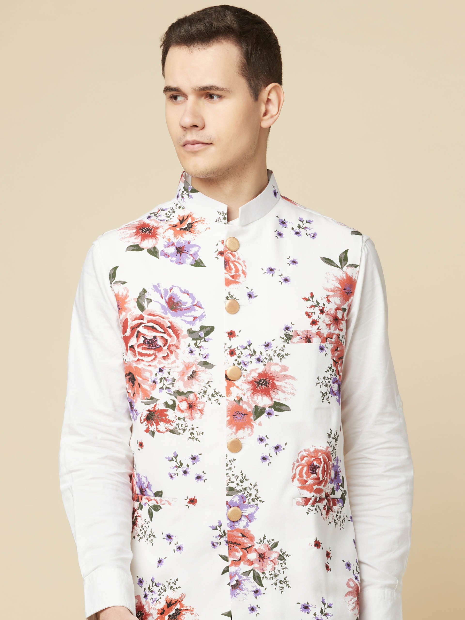 Spring Print Bundi Jacket Set image 7