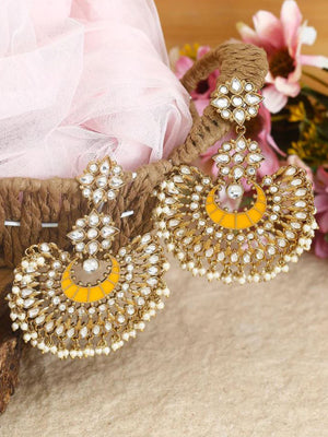 Chakra Earrings - Yellow image