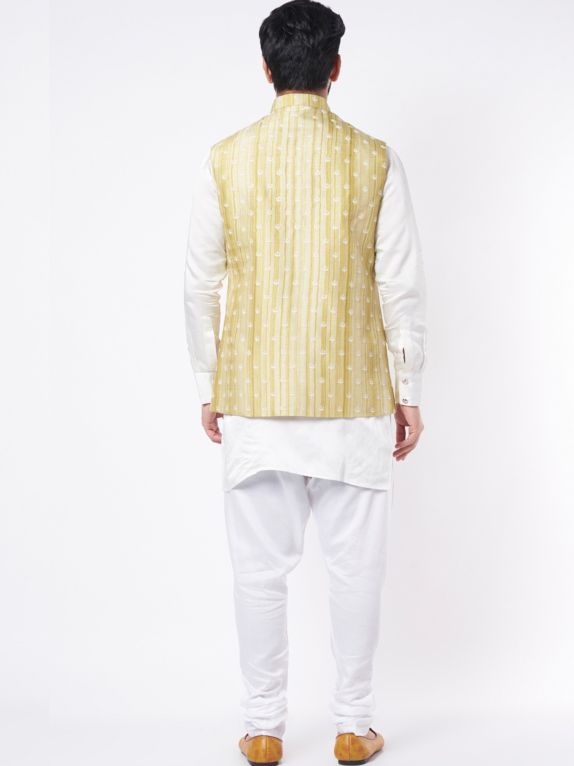 Yellow Gold Bundi Jacket Set image 2