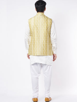 Yellow Gold Bundi Jacket Set image 2