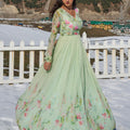 Mint Green Anarkali Gown image 0