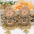 Meenakari Circle Earrings image 0