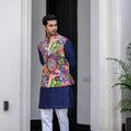 Iris Highligted Bundi Paired With Kurta and Pants image 0