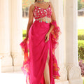 Drape Skirt in Satin image 0