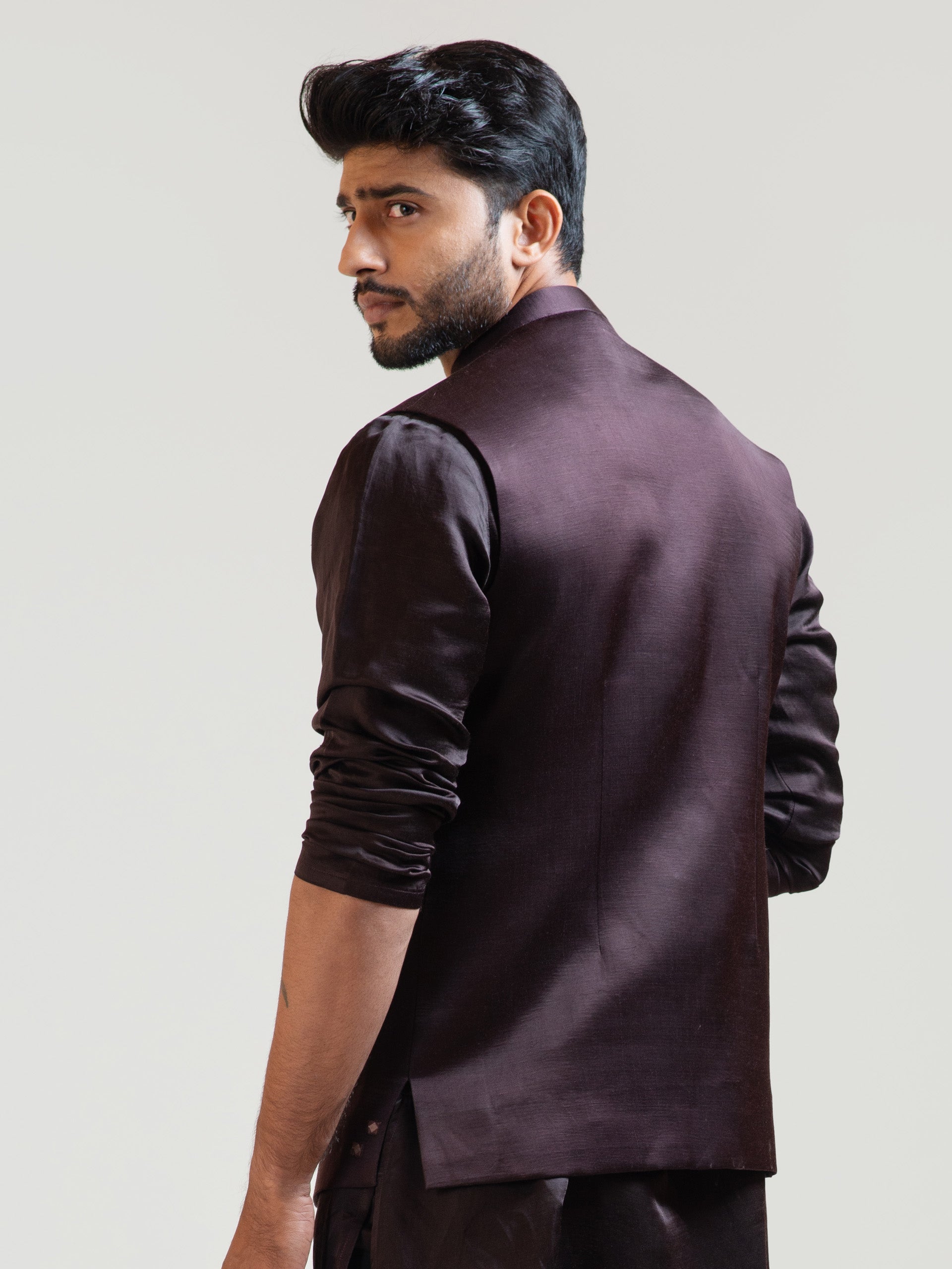 Coco Brown Nehru Jacket image 3