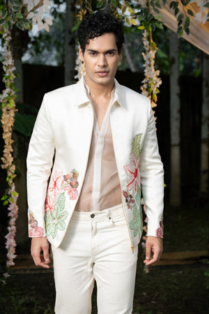 Glided Garden Bomber Jacket - XL image