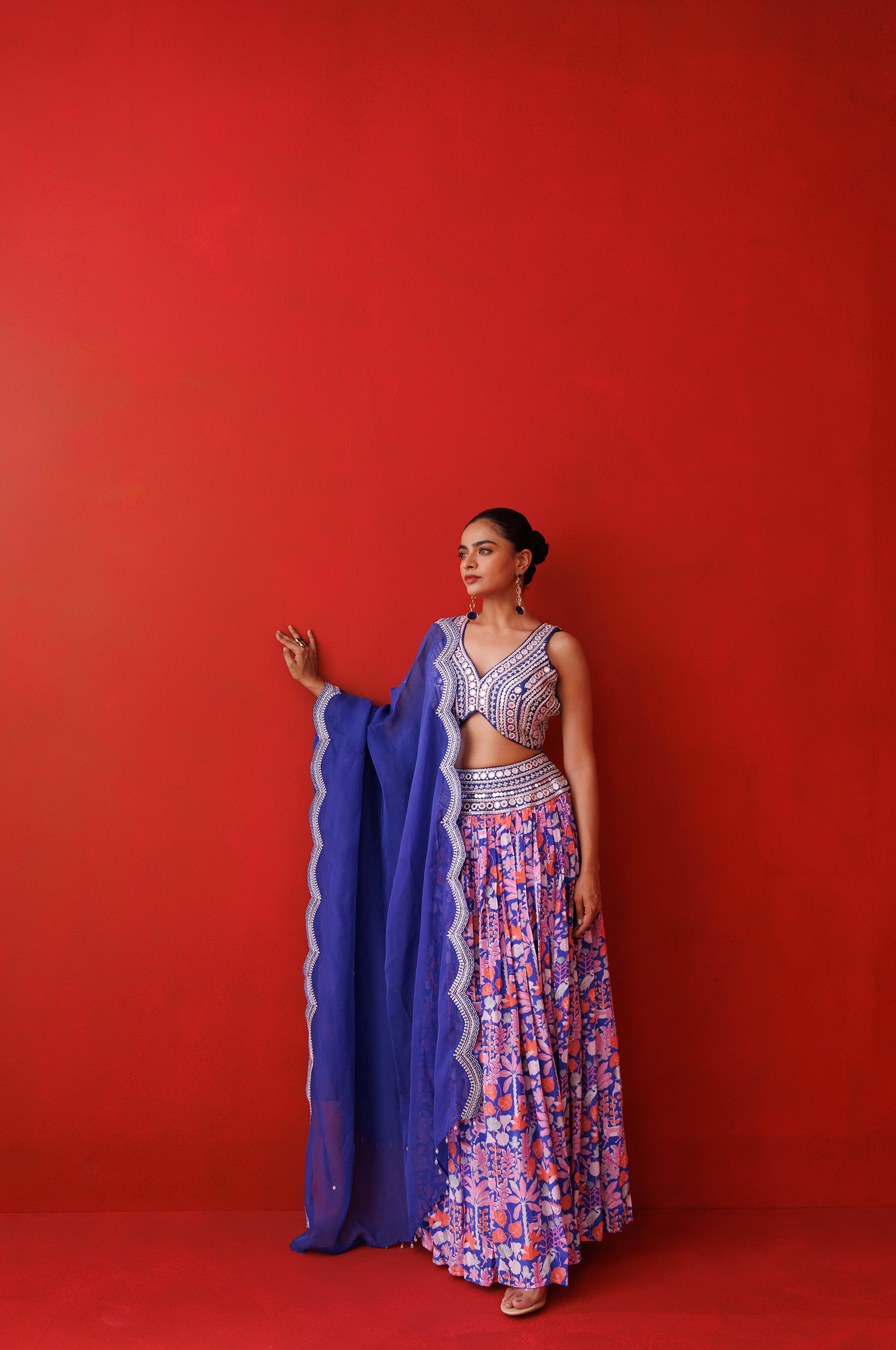 Saphire Serene Lehenga Set image 4