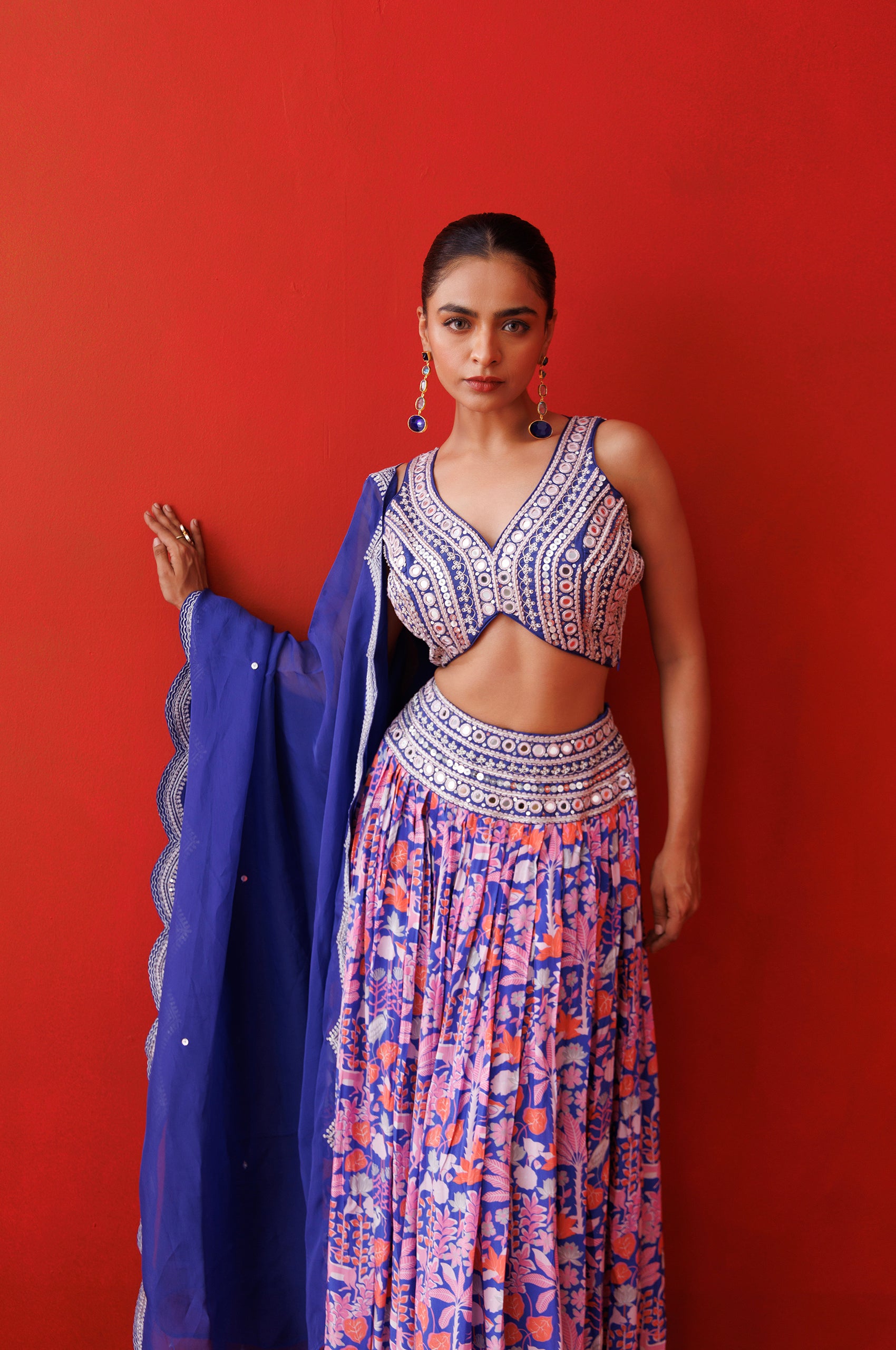 Saphire Serene Lehenga Set image 1
