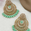 Metallic Chandbali Earrings image 0