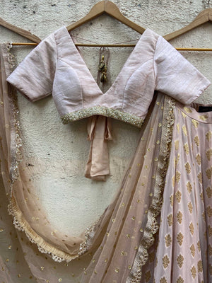 Nude Butti Lehenga Set image 3