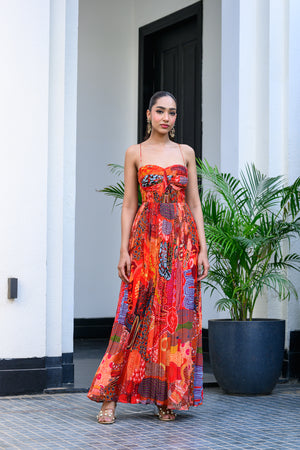 Dawn Pleated Dress - L image