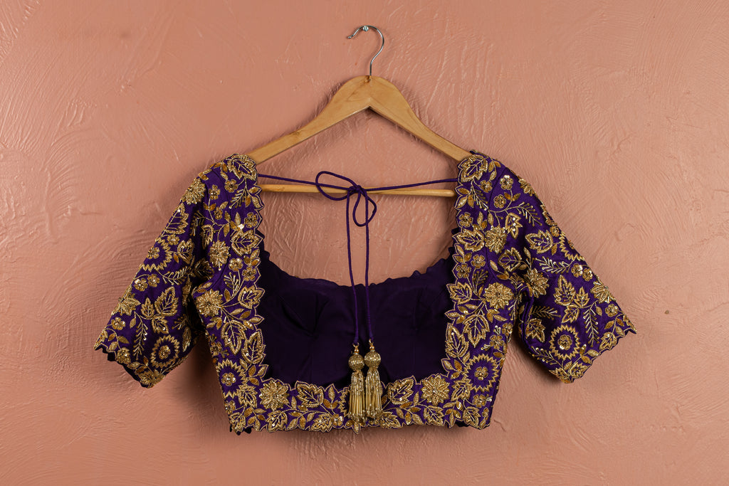 Violet Lehenga Set image 2