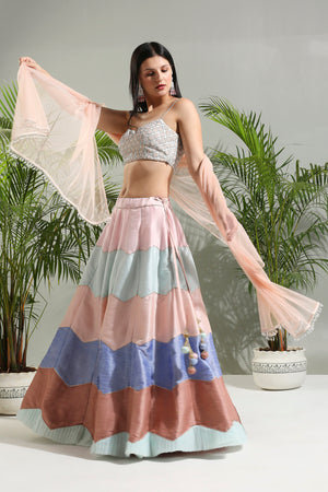 Multicolor Lehenga Set image 3