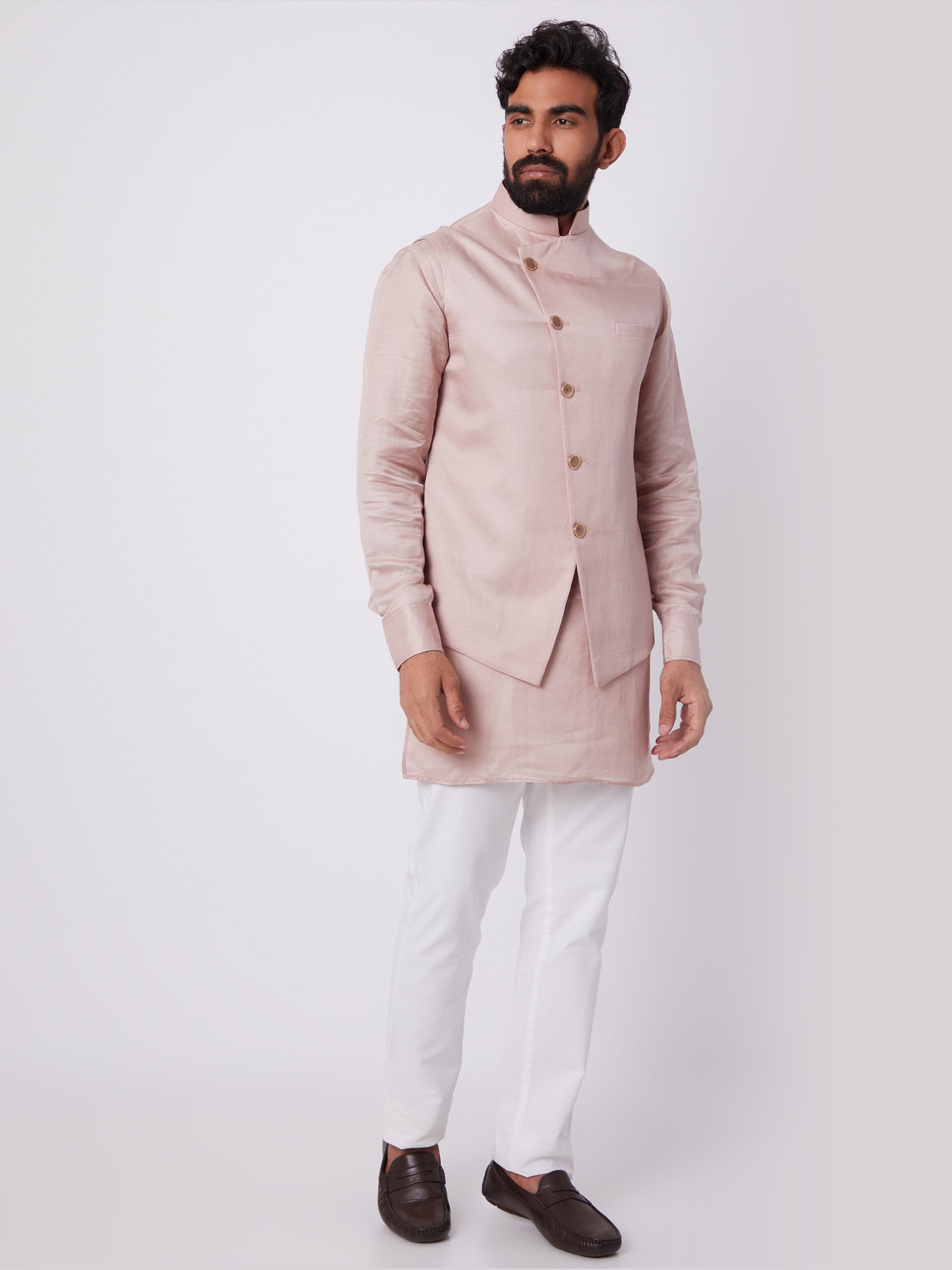 Blush Pink Bundi Jacket Set image 0